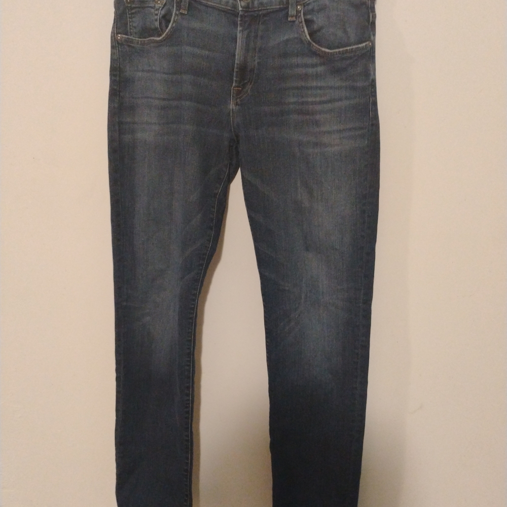 7 For All Mankind Dark Blue Slim Jeans